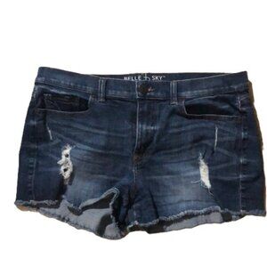 Belle & Skye distressed boyfriend shorts size 12